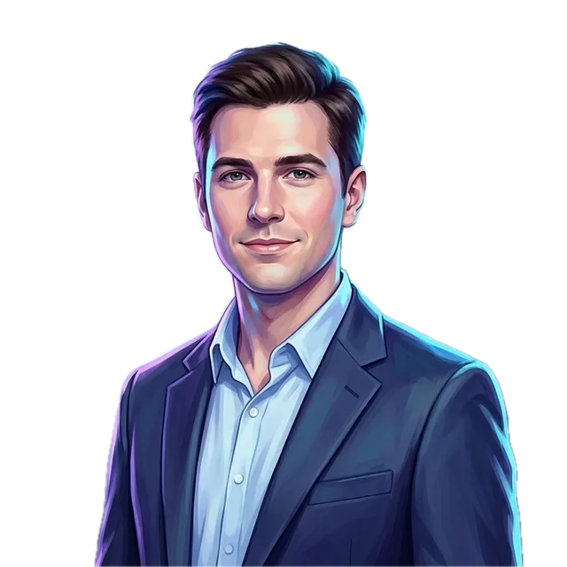 Aiden, an AI-generated portrait