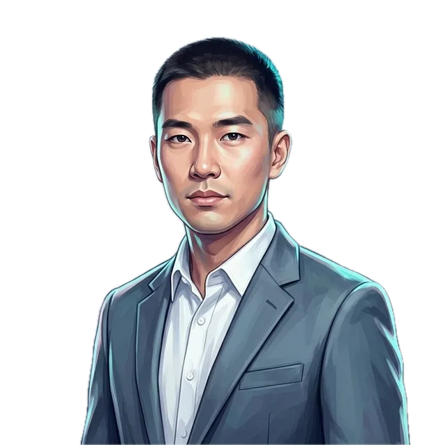 Henry, an AI-generated portrait